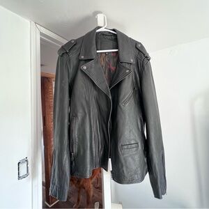 Men’s faux Leather moto jacket